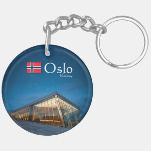 Oslo Norway Souvenir Keychain