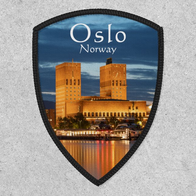 Oslo Norway Souvenir  Patch (Front)