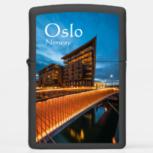 Oslo Norway Souvenir Zippo Lighter