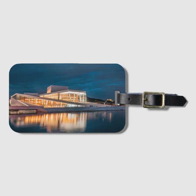 Oslo Opera House Luggage Tag (Front Horizontal)