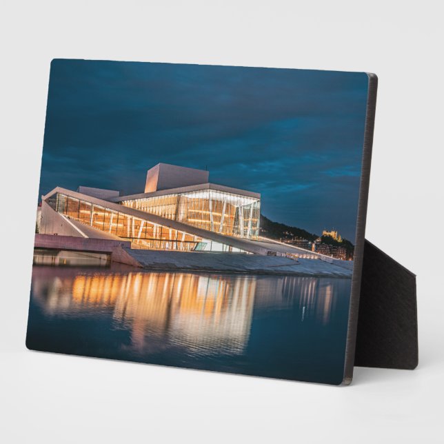 Oslo Opera Plaque (Side)