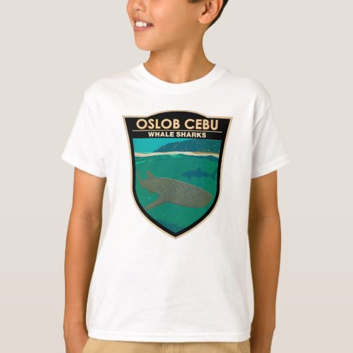 Oslob Cebu Philippines Whale Shark Travel Vintage T_Shirt