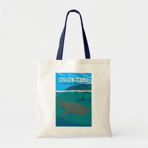 Oslob Cebu Philippines Whale Shark Travel Vintage Tote Bag