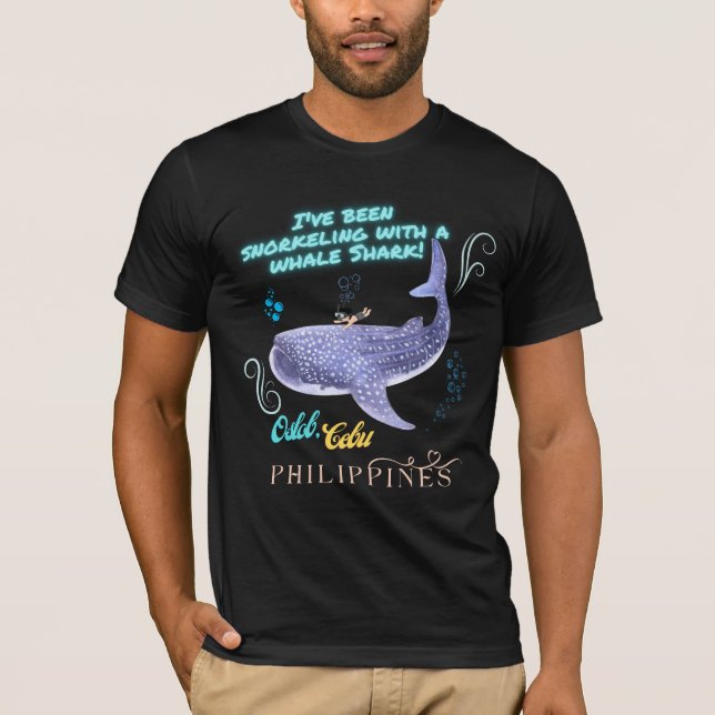 Oslob Whale Shark Snorkeling T-Shirt (Front)