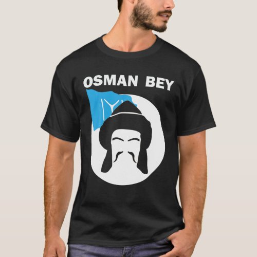 Osman Bey Ertugrul Kurulus Kayi Flag Ottoman Empir T_Shirt