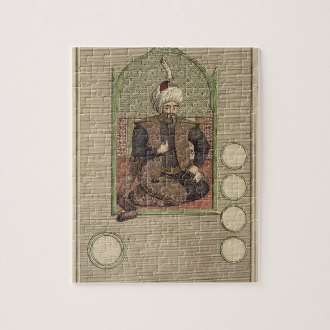 Osman I (1259-1326) founder of the Ottoman Empire Jigsaw Puzzle (Vertical)