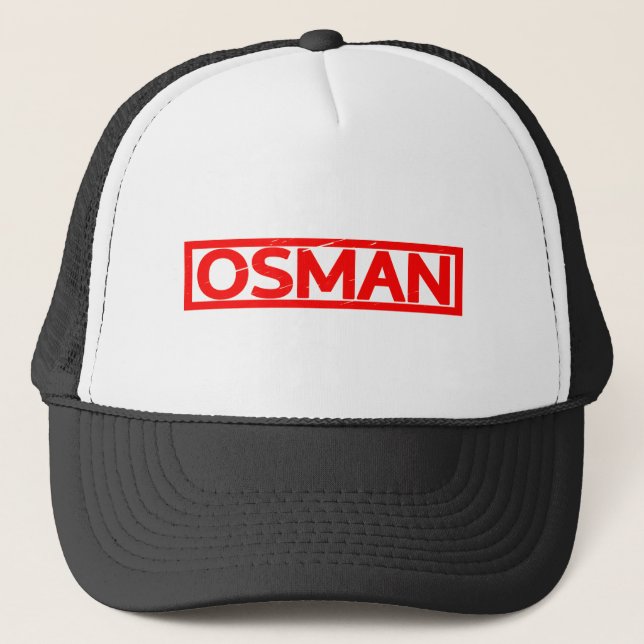 Osman Stamp Trucker Hat (Front)