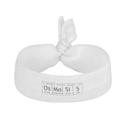 OsMoSiS Periodic Table Elements Word Chemistry Hair Tie