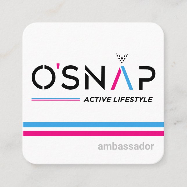 O'Snap Design 3 Business Card (Front)