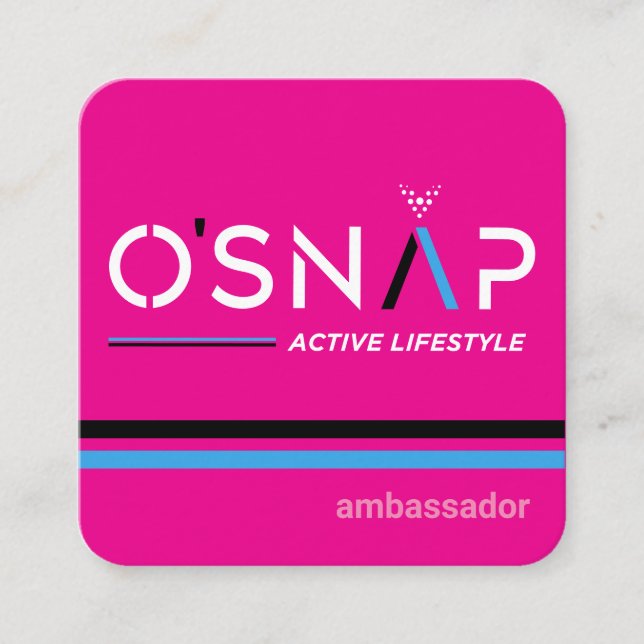 O'Snap Design 6 Business Card (Front)