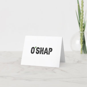 O'Snap Funny Irish St Patrick's Day Gift Thank You Card