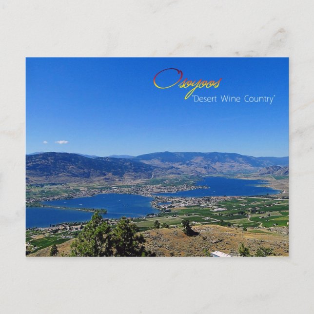 Osoyoos Desert Wine Country Postcard (Front)