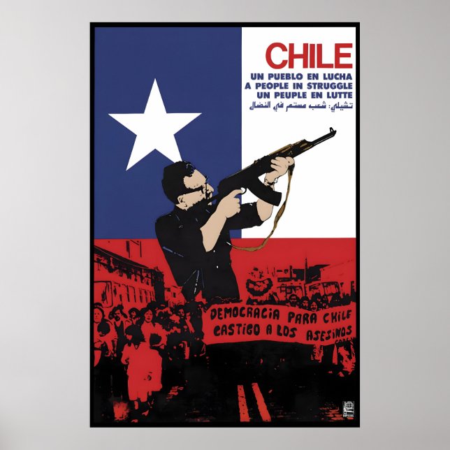 OSPAAAL Poster Chile A people in Struggle (Front)