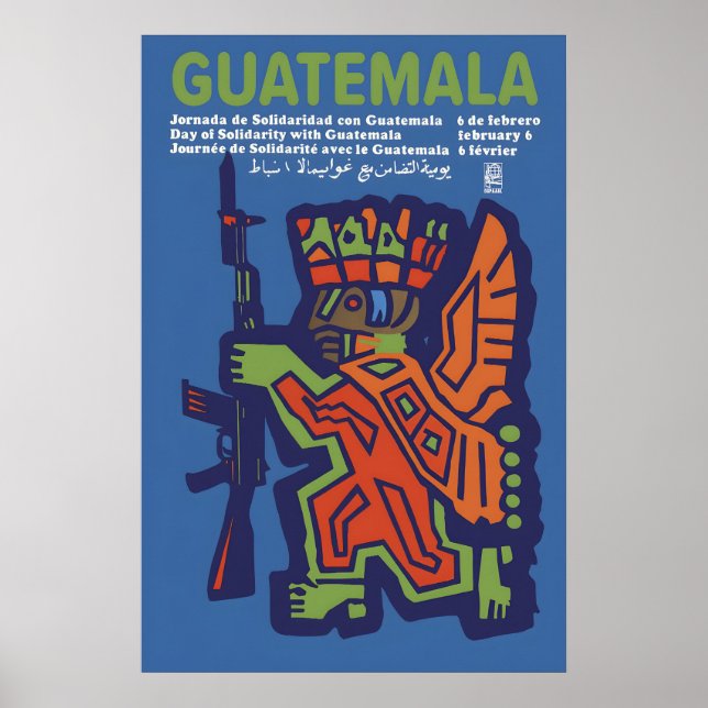 OSPAAAL Poster Day of Solidarity with Guatemala (Front)
