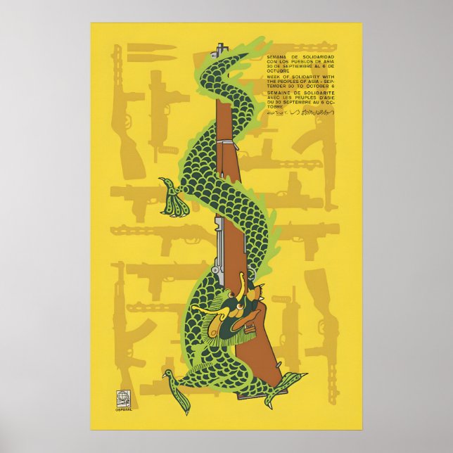 OSPAAAL Poster Week of Solidarity with the Peoples (Front)
