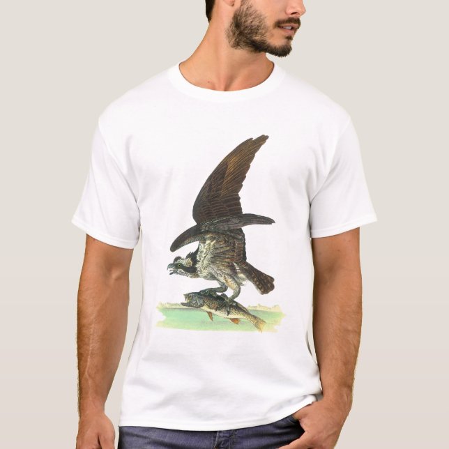 Osprey by John James Audubon T-Shirt (Front)