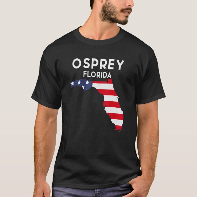 Osprey Florida USA State America Travel Floridian T-Shirt (Front)