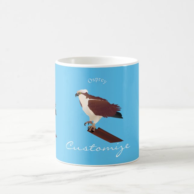 Osprey Hawk Raptor Thunder_Cove Coffee Mug (Center)