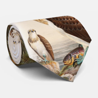 Osprey Sea Hawk John Gould Birds of Great Britain Tie