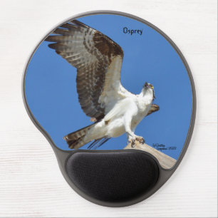 Osprey stretching wings Gel Mousepad
