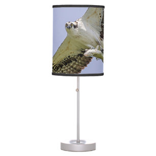 Osprey with a fish table lamp