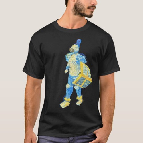 OSRS Rune Armor Knight Starry Night Illustration   T_Shirt