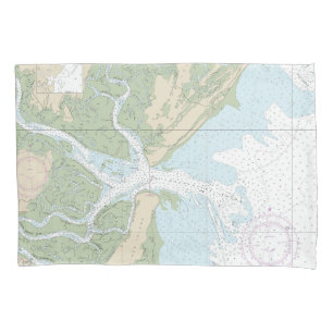 Ossabaw and St Catherines Sounds Chart 11511 Pillow Case