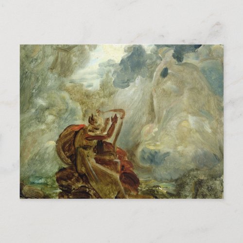 Ossian Conjures Up the Spirits Postcard