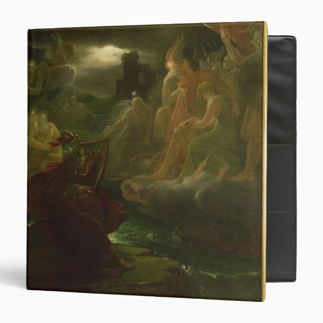 Ossian Conjuring up the Spirits of the River 3 Ring Binder (Front/Inside)