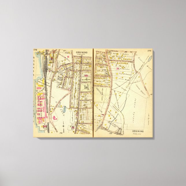 Ossining, New York Canvas Print (Front)