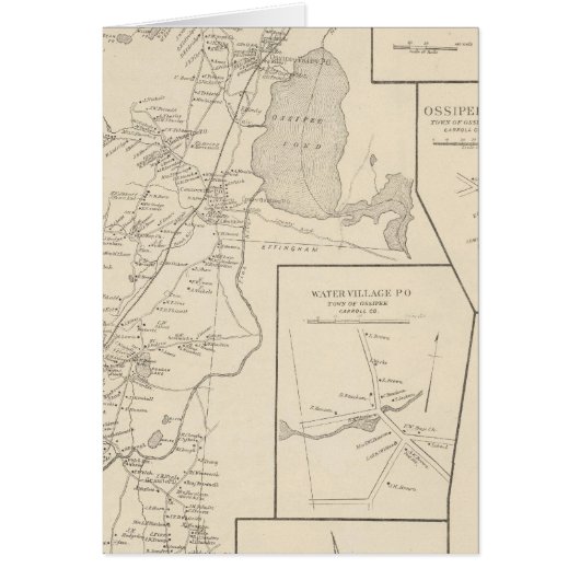 Ossipee, Carroll Co Cards (Front)