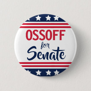 Ossoff for Senate Campaign Button
