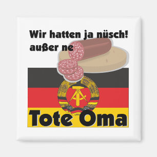 Ostalgie Deutschland DDR Tote Oma Magnet