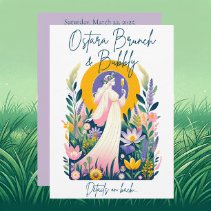 Ostara Brunch & Bubbly Invitation Card + Download