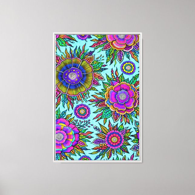 OSTARA: Celestial Resonance- Premium Gallery Art Canvas Print (Front)