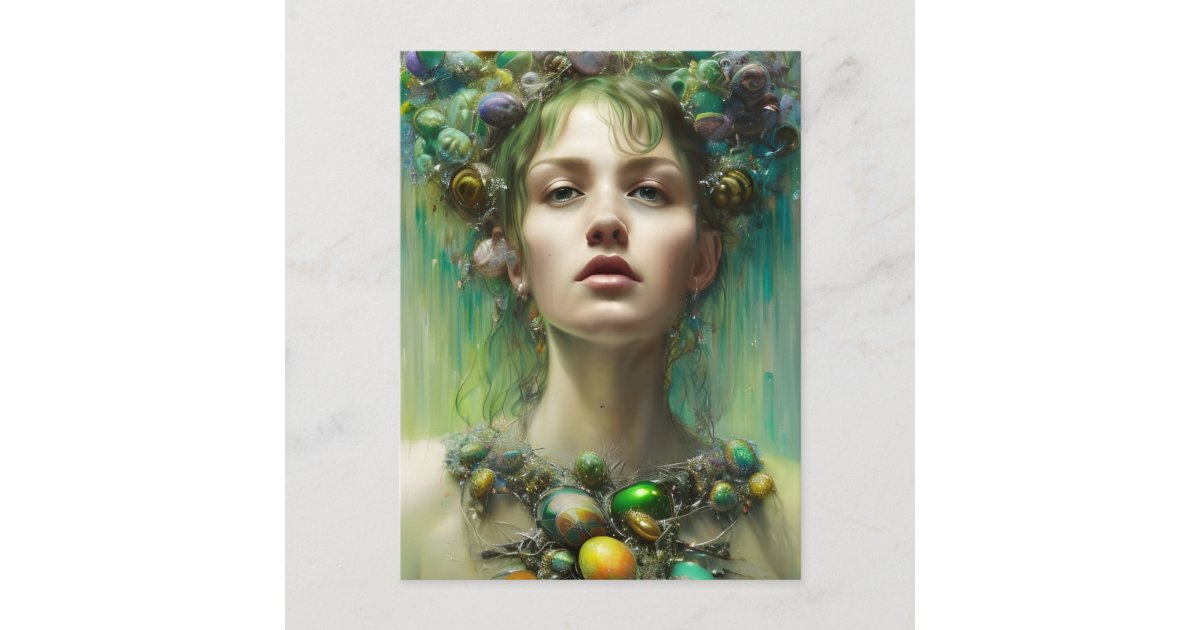 Ostara Goddess Postcard | Zazzle