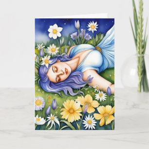 Ostara Goddess Spring Equinox Sabbat Wicca Holiday Card