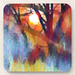 Ostara Moonrise Beverage Coaster