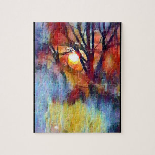 Ostara Moonrise Jigsaw Puzzle