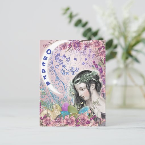 Ostara Pagan Fantasy Art Postcard | Zazzle