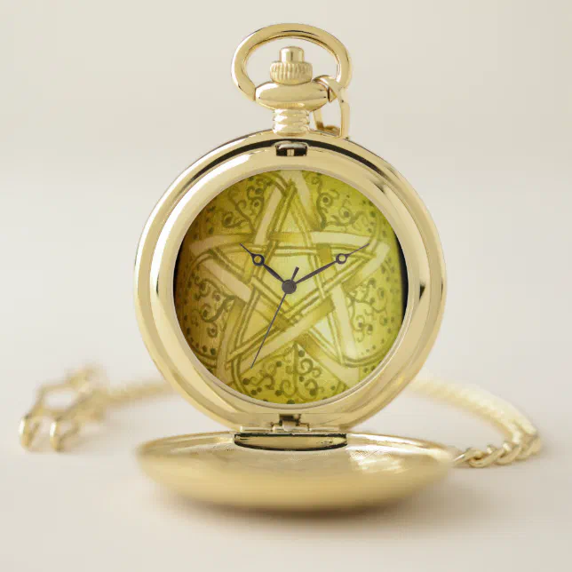 Pentagram pocket watch on sale