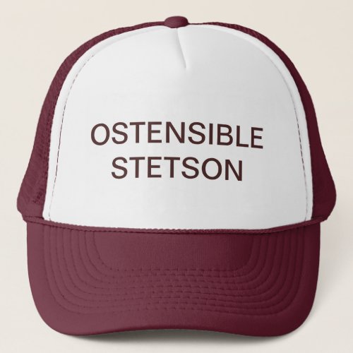 OSTENSIBLE STETSON HAT