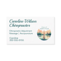 Osteopath Chiropractor Physiotherapist Watercolor