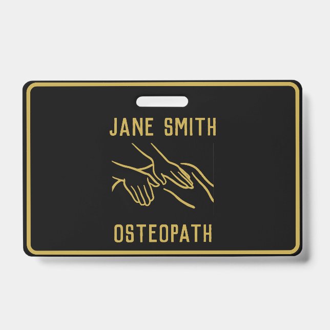 Osteopath Professional Badge (Front)