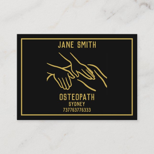 Osteopathic Medicine Business Card (Front)