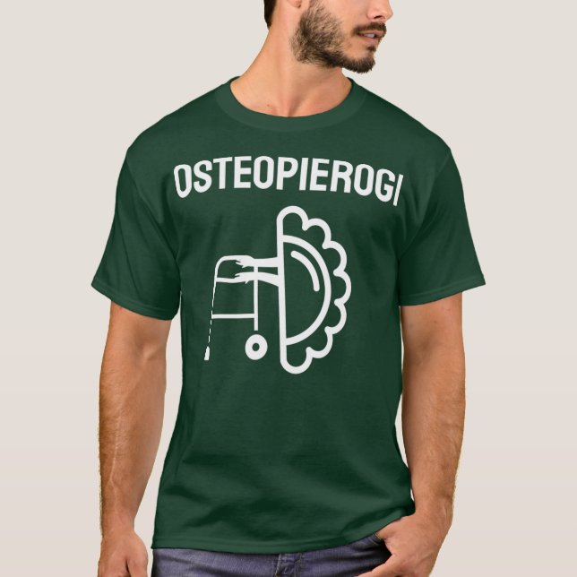 Osteopierogi Funny Pierogi Polish Inspired T-Shirt (Front)
