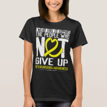 Osteosarcoma  Yellow Ribbon Bone Cancer Awareness T-Shirt