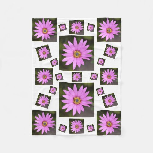 Osteospermum Fleece Blanket