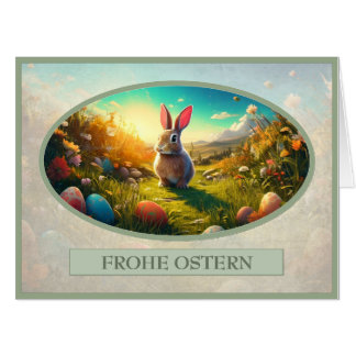 Osterhase im Frühlingszauber Card