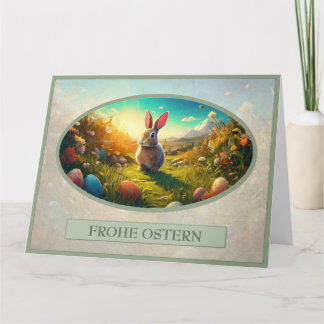 Osterhase im Frühlingszauber Card